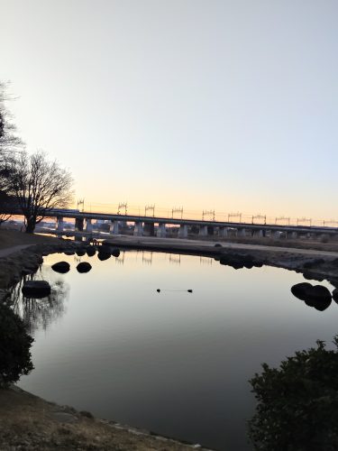 二子玉の夜明け